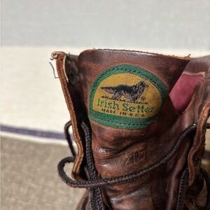 Red Wing Irish Setter Dark Brown Leather Boots